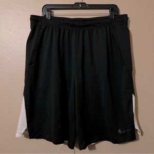 Nike Dri-Fit Athletic Men’s Shorts - Black/White - XXL